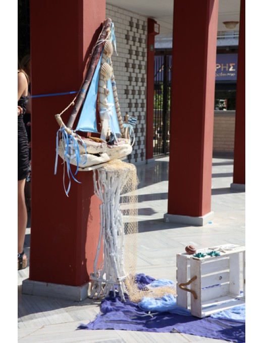 ΣΤΟΛΙΣΜΟΣ ΒΑΠΤΙΣΗΣ ΓΙΑ ΑΓΟΡΙ ΜΕ ΘΕΜΑ ΓΑΛΑΖΙΟ-ΜΠΛΕ ΚΑΡΑΒΑΚΙ