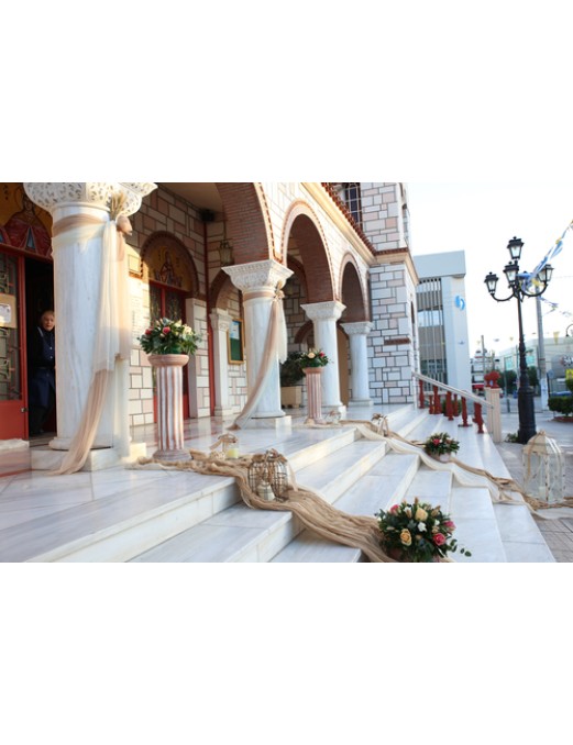 ΣΤΟΛΙΣΜΟΣ ΓΑΜΟΥ ΕΚΚΛΗΣΙΑΣ ΣΕ ΧΡΩΜΑΤΑ ΛΕΥΚΟ-ΜΠΕΖ