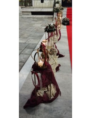 Στολισμός γάμου με τριαντάφυλλα 