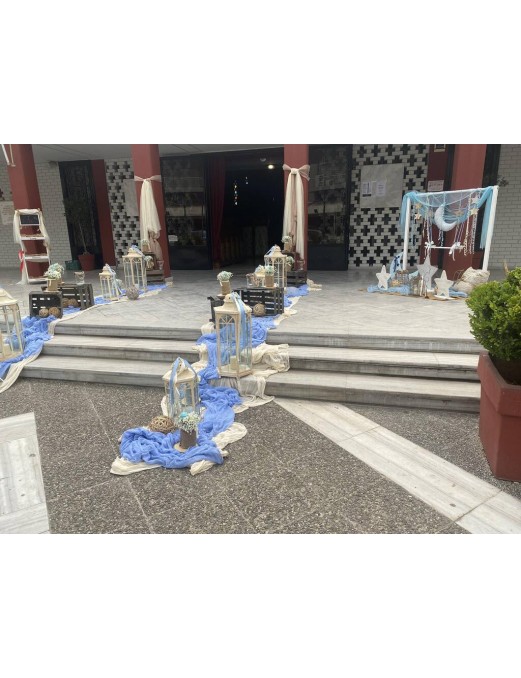 Στολισμός γάμου βάπτισης με θέμα αστεράκι 