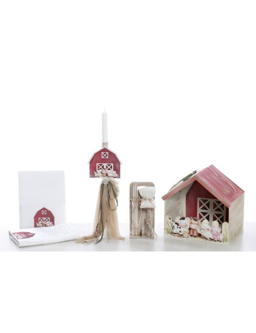 Βαπτιστικό Πακέτο Για αγόρι-κορίτσι με θέμα Φάρμα των Ζώων ΣΚΒ 2259