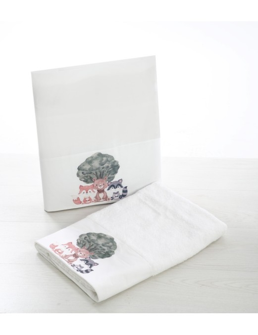 Βαπτιστικό Πακέτο Για αγόρι με θέμα Ζωάκια του Δάσους ΣΚΒ 2261