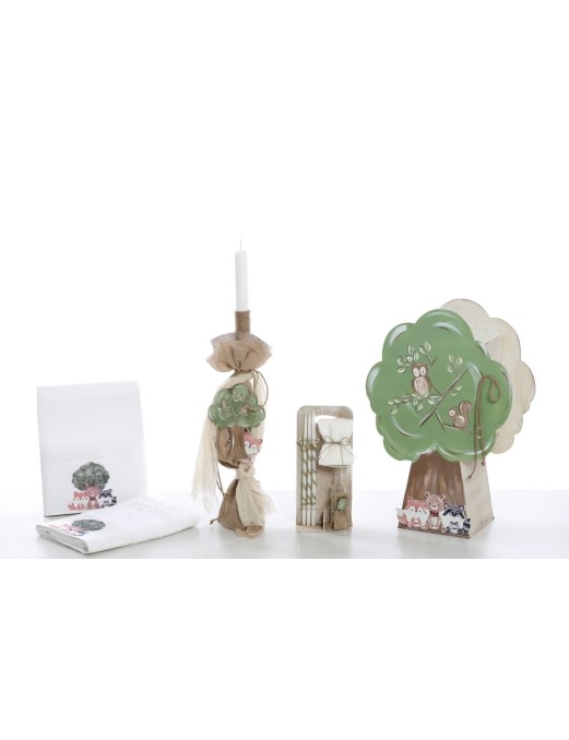 Βαπτιστικό Πακέτο Για αγόρι με θέμα Ζωάκια του Δάσους ΣΚΒ 2261