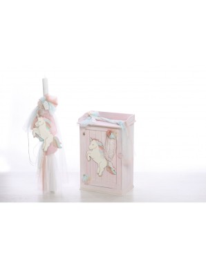 Βαπτιστικό Πακέτο Για Κορίτσι Με Θέμα μονόκερος ΣΚΒ 1032