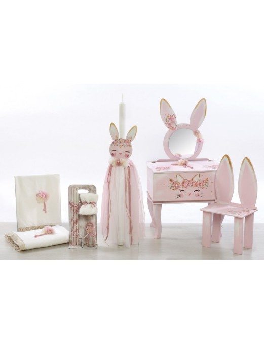 Βαπτιστικό Πακέτο Για Κορίτσι με θέμα κουνελάκι 2100