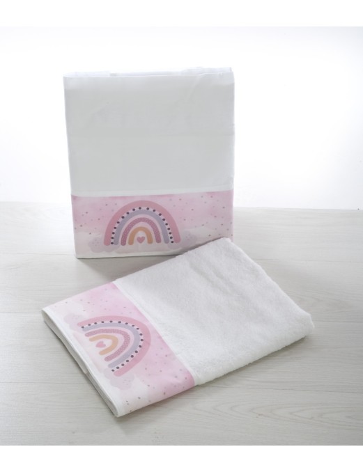 Βαπτιστικό Πακέτο Για Κορίτσι Με Θέμα Ουράνιο Τόξο ΣΚΒ 2250