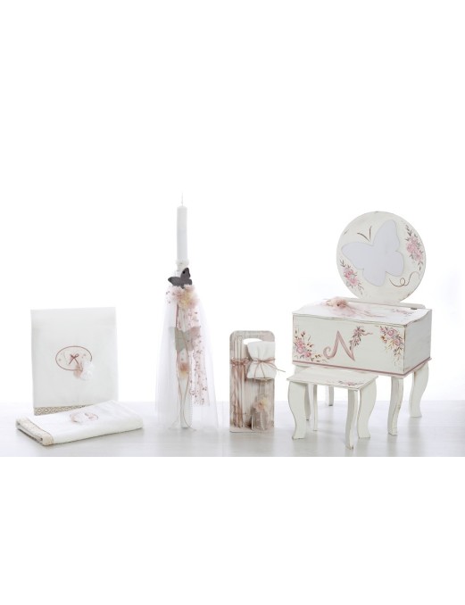 Βαπτιστικό Πακέτο Για Κορίτσι Με Θέμα Πεταλούδα ΣΚΒ 2254