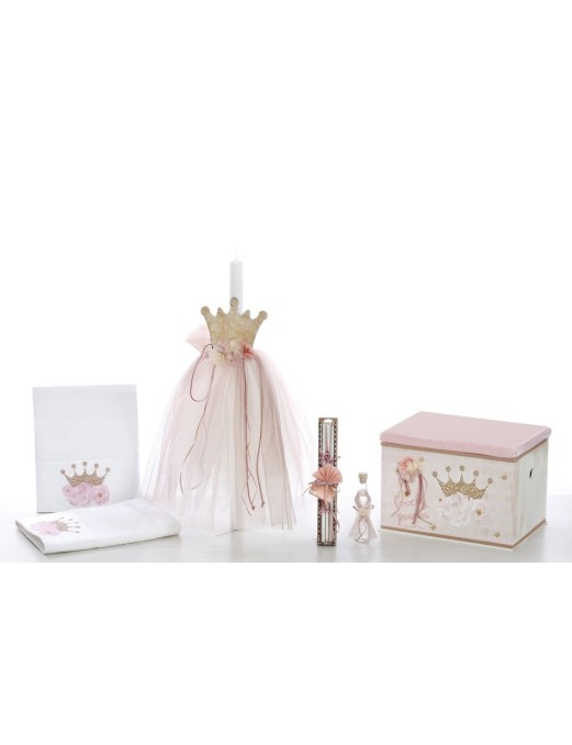 Βαπτιστικό Πακέτο Για κορίτσι Με Θέμα Μικρή Πριγκίπισσα ΣΚΒ 2278