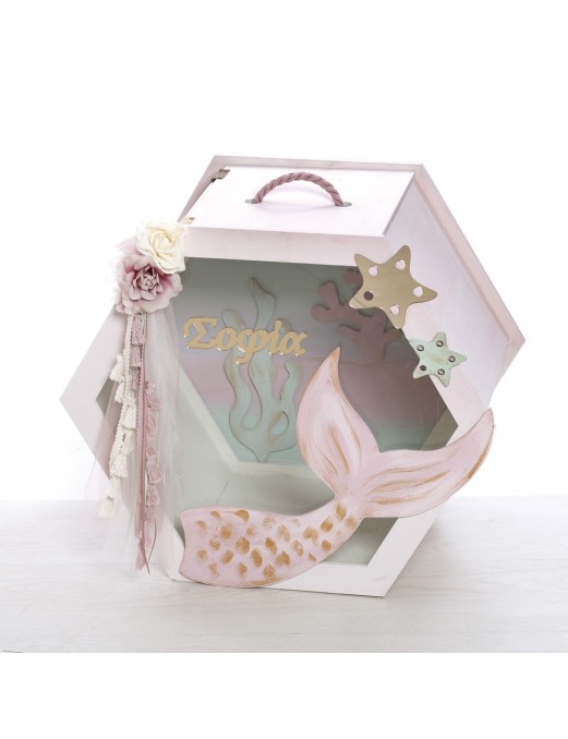 Βαπτιστικό Πακέτο Για Κορίτσι Με Θέμα Βυθός ΣΚΒ 2431