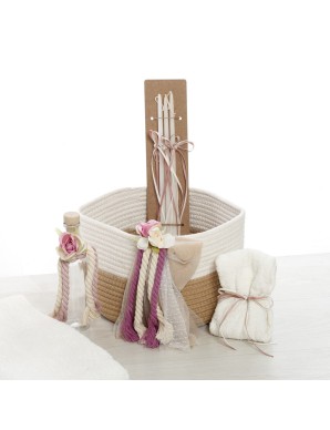 Βαπτιστικό Πακέτο Για Κορίτσι Με Θέμα Macrame Rainbow Collection" 2611