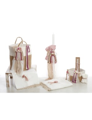 Βαπτιστικό Πακέτο Για Κορίτσι Με Θέμα Macrame Rainbow Collection" 2611