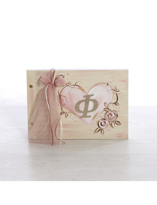 Βαπτιστικό Πακέτο Για Κορίτσι Με Θέμα Λουλούδια με μονόγραμμα ΣΚΒ 2439