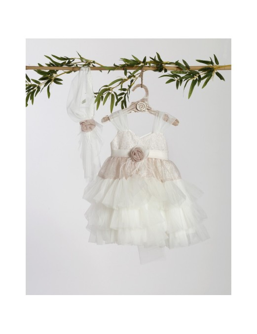 Βαπτιστικό Ρούχο Για Κορίτσι Lollipop Φ-2416