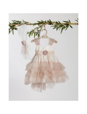 Βαπτιστικό Ρούχο Για Κορίτσι Lollipop Φ2422