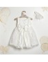 Βαπτιστικό Φόρεμα Για Κορίτσι Pure Floral Elegance" 2608