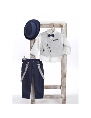 Βαπτιστικό Ρούχο Για Αγόρι Lollipop ΚΔ-2561