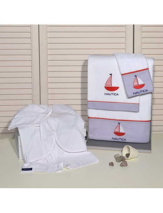 Nautica Βαπτιστικά Λαδόπανα Γκρι 49-9780-935