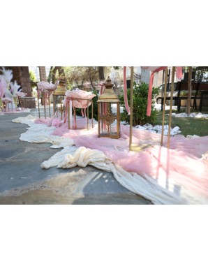 ΣΤΟΛΙΣΜΟΣ ΒΑΠΤΙΣΗΣ ΓΙΑ ΚΟΡΙΤΣΙ ΣΕ ΧΡΩΜΑΤΑ ΡΟΖ ΚΑΙ ΛΕΥΚΟ 