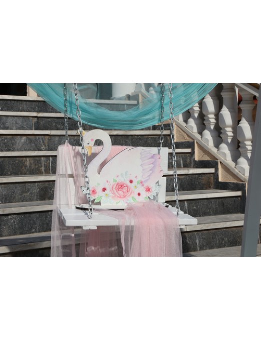 ΣΤΟΛΙΣΜΟΣ ΒΑΠΤΙΣΗΣ ΓΙΑ ΚΟΡΙΤΣΙ ΜΕ ΘΕΜΑ ΡΟΖ ΚΥΚΝΟΣ