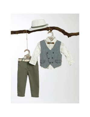 Βαπτιστικό Ρούχο Για Αγόρι Lollipop ΚΛ-25