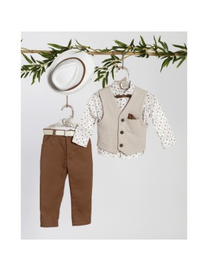 Βαπτιστικό Ρούχο Για Αγόρι Lollipop K2430 Βαπτιστικό Ρούχο Για Αγόρι Lollipop K2430