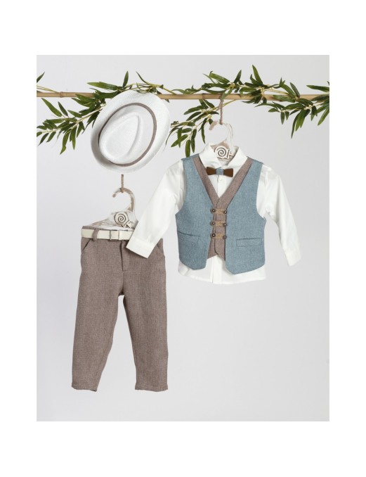 Βαπτιστικό Ρούχο Για Αγόρι Lollipop K2434