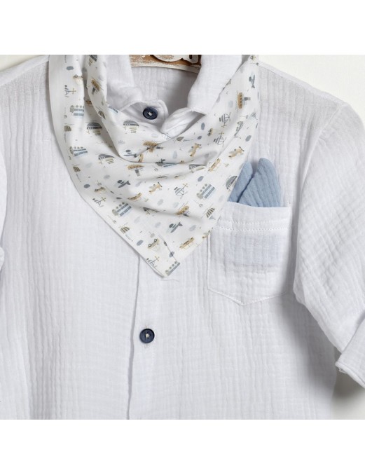 Βαπτιστικό Κουστούμι Αγοριού "Sky Sea Explorer" 2623