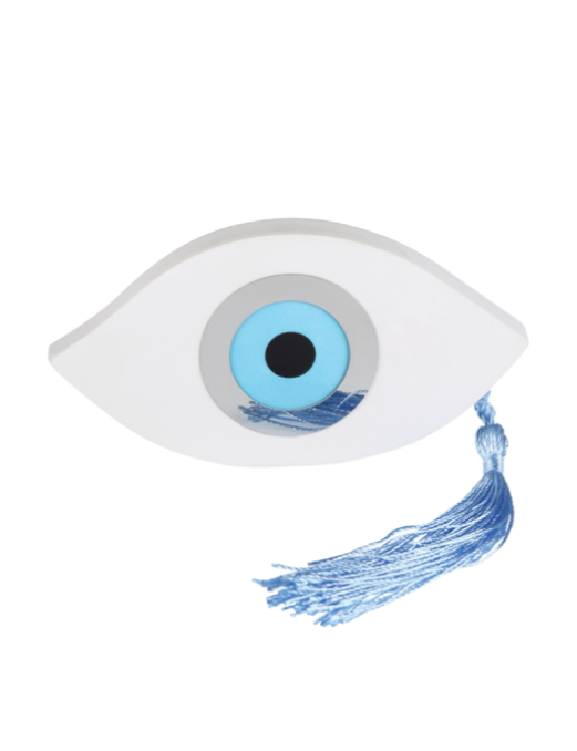 Μπομπονιέρα Βάπτισης Ματάκι Σιέλ ή ροζ Διακοσμητικό 8914Α