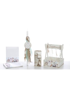 Βαπτιστικό Πακέτο Για Αγόρι Με Θέμα ζωάκια ΣΚΒ 2262