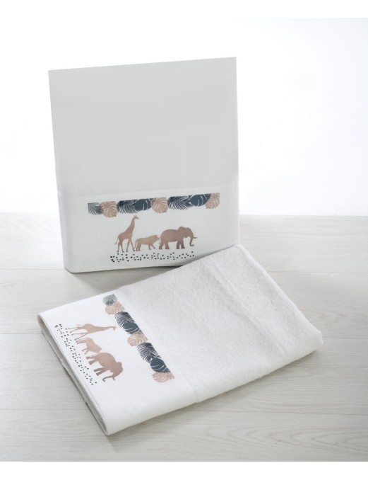 Βαπτιστικό Πακέτο Για Αγόρι Με Θέμα ζωάκια της ζούγκλας ΣΚΒ 2264