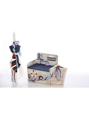 Βαπτιστικό Πακέτο Για Αγόρι Με Θέμα καράβι ΣΚΒ-1019